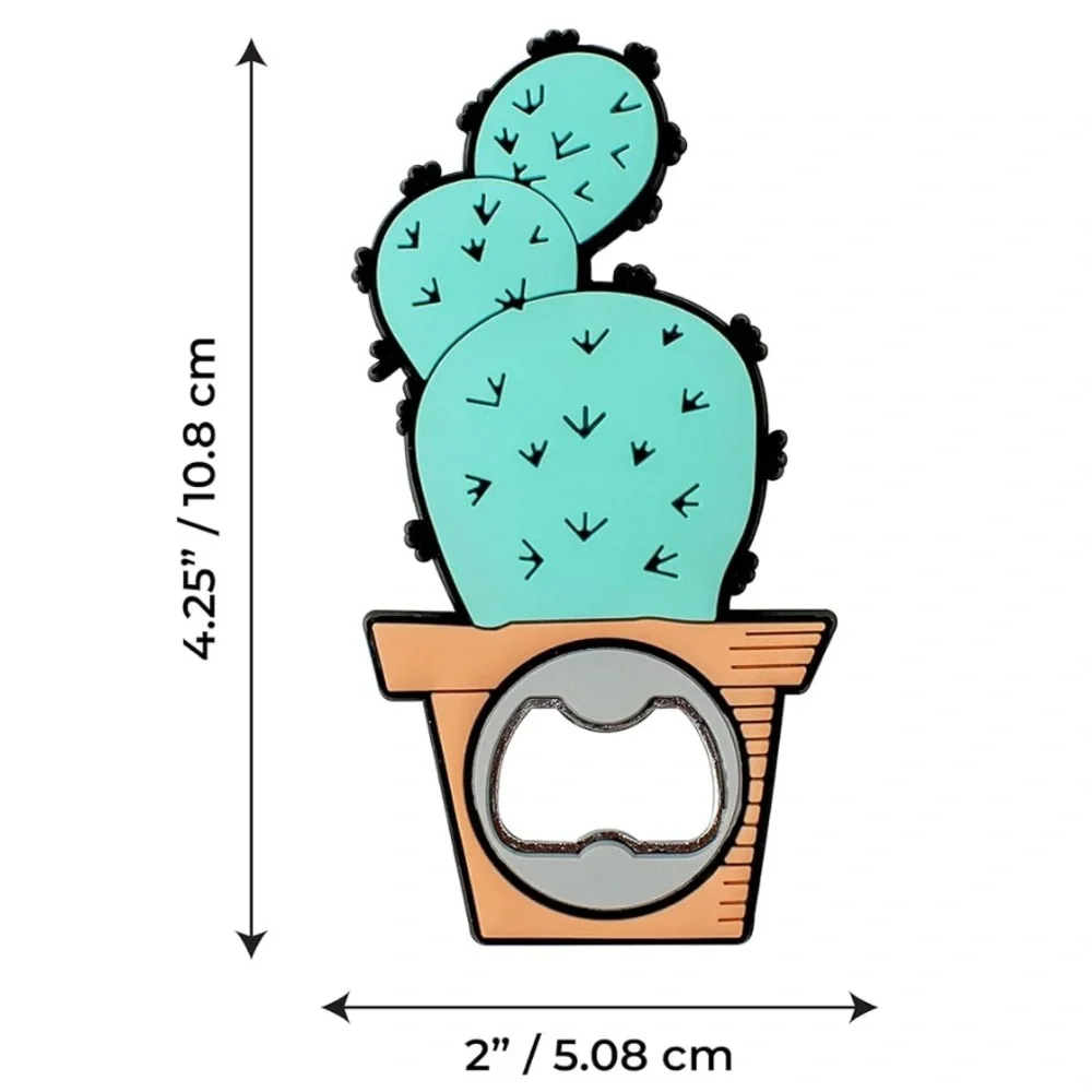 Silicone Cactus Bottle Opener